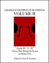 Graded Ensembles for Strings - Volume II Orchestra sheet music cover